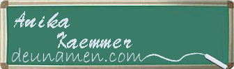 Anika Kaemmer Visitenkarte